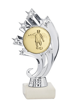 trophée argent hauteur 17 cm personnalisable